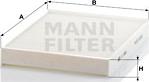 Mann-Filter CU 2842 - Filtre, air de l'habitacle cwaw.fr