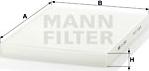 Mann-Filter CU 2882 - Filtre, air de l'habitacle cwaw.fr