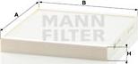 Mann-Filter CU 2349 - Filtre, air de l'habitacle cwaw.fr