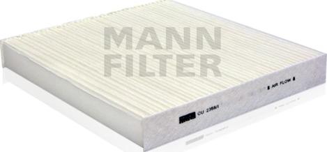 Mann-Filter CU 2358/1 - Filtre, air de l'habitacle cwaw.fr