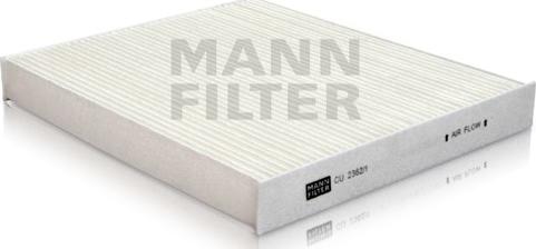 Mann-Filter CU 2362/1 - Filtre, air de l'habitacle cwaw.fr