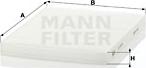 Mann-Filter CU 23 010 - Filtre, air de l'habitacle cwaw.fr