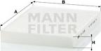 Mann-Filter CU 2335 - Filtre, air de l'habitacle cwaw.fr