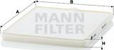 Mann-Filter CU 2326 - Filtre, air de l'habitacle cwaw.fr