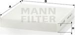 Mann-Filter CU 2253 - Filtre, air de l'habitacle cwaw.fr