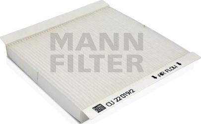 Mann-Filter CU 22 019/2 - Filtre, air de l'habitacle cwaw.fr