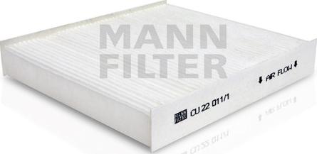 Mann-Filter CU 22 011/1 - Filtre, air de l'habitacle cwaw.fr