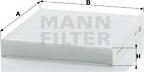 Mann-Filter CU 2232 - Filtre, air de l'habitacle cwaw.fr