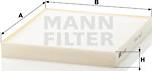 Mann-Filter CU 2227 - Filtre, air de l'habitacle cwaw.fr