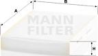 Mann-Filter CU 27 009 - Filtre, air de l'habitacle cwaw.fr