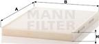 Mann-Filter CU 27 004 - Filtre, air de l'habitacle cwaw.fr