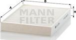 Mann-Filter CU 2736-2 - Filtre, air de l'habitacle cwaw.fr