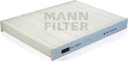 Mann-Filter CU 2733/1 - Filtre, air de l'habitacle cwaw.fr