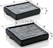 Mann-Filter CUK 20 000-2 - Filtre, air de l'habitacle cwaw.fr