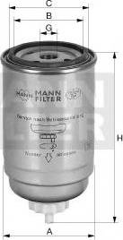 Mann-Filter WK 82 - Filtre à carburant cwaw.fr