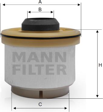 Mann-Filter PU 835 x - Filtre à carburant cwaw.fr