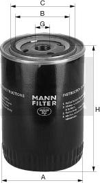 Mann-Filter W 940/7 x - Filtre à huile cwaw.fr