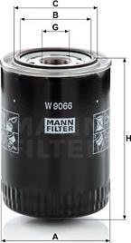 Mann-Filter W 9066 - Filtre à huile cwaw.fr