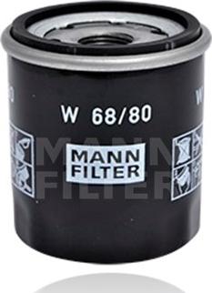 Mann-Filter W 68/80 - Filtre à huile cwaw.fr