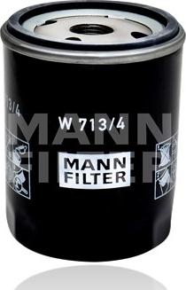 Mann-Filter W 713/4 - Filtre à huile cwaw.fr