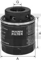 Mann-Filter W 712/90 - Filtre à huile cwaw.fr