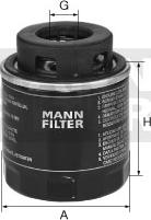 Mann-Filter W 712/91 - Filtre à huile cwaw.fr