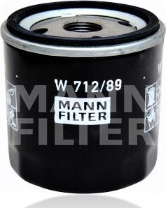 Mann-Filter W 712/89 - Filtre à huile cwaw.fr