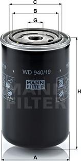 Mann-Filter WD 940/19 - Filtre à huile cwaw.fr