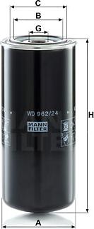 Mann-Filter WD 962/24 - Filtre à huile cwaw.fr