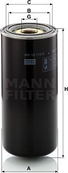 Mann-Filter WD 13 145/4 - Filtre à huile cwaw.fr