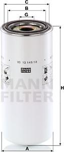 Mann-Filter WD 13 145/18 - Filtre à huile cwaw.fr