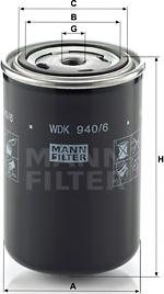 Mann-Filter WDK 940/6 - Filtre à carburant cwaw.fr