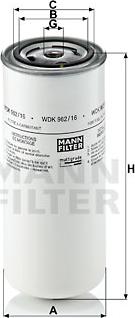 Mann-Filter WDK 962/16 - Filtre à carburant cwaw.fr