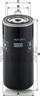 Mann-Filter WDK 962/1 - Filtre à carburant cwaw.fr