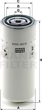 Mann-Filter WDK 962/8 - Filtre à carburant cwaw.fr