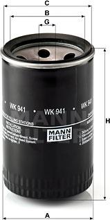 Mann-Filter WK 941 - Filtre à carburant cwaw.fr