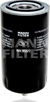 Mann-Filter WK 955/2 - Filtre à carburant cwaw.fr