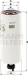 Mann-Filter WK 965/4 x - Filtre à carburant cwaw.fr