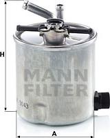 Mann-Filter WK 9043 - Filtre à carburant cwaw.fr