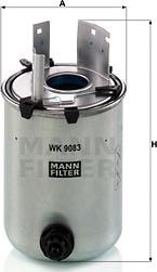 Mann-Filter WK 9083 - Filtre à carburant cwaw.fr