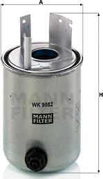 Mann-Filter WK 9082 Z - Filtre à carburant cwaw.fr