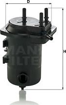 Mann-Filter WK 9028 z - Filtre à carburant cwaw.fr