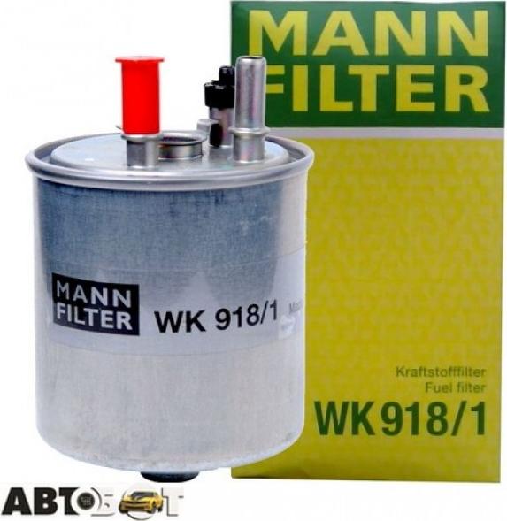 Mann-Filter WK 918 - Filtre à carburant cwaw.fr