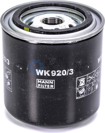 Mann-Filter WK 920/3 - Filtre à carburant cwaw.fr