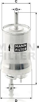 Mann-Filter WK 59 x - Filtre à carburant cwaw.fr