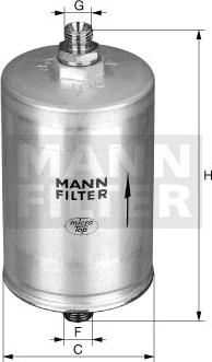 Mann-Filter WK 830/11 - Filtre à carburant cwaw.fr