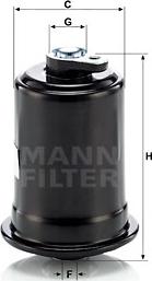 Mann-Filter WK 614/10 - Filtre à carburant cwaw.fr