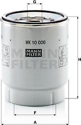 Mann-Filter WK 10 006 z - Filtre à carburant cwaw.fr