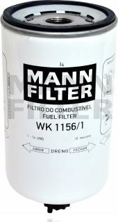 Mann-Filter WK 1156/1 - Filtre à carburant cwaw.fr