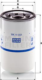 Mann-Filter WK 11 051 - Filtre à carburant cwaw.fr